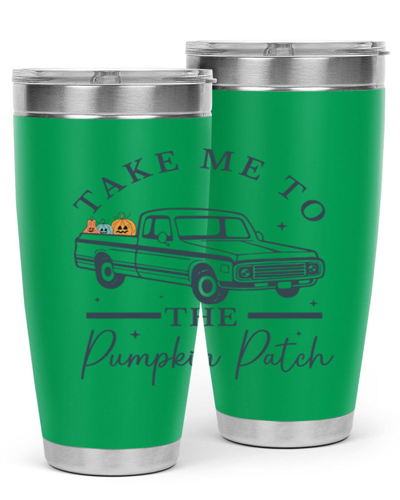 Take Me To The Pumpkin Patch 593#- fall- Tumbler