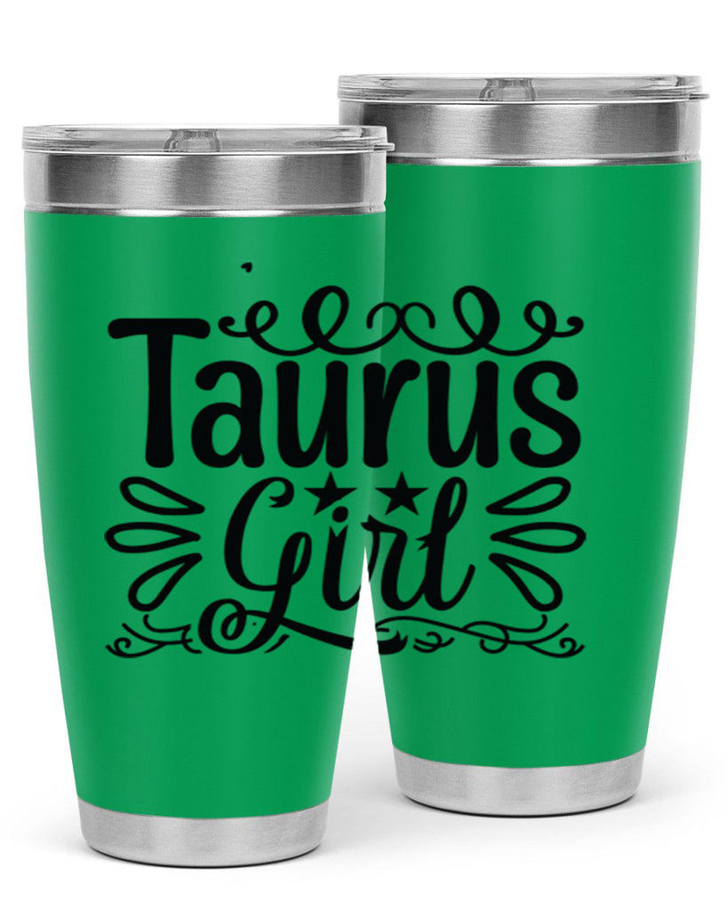 Taurus girl 497#- zodiac- Tumbler