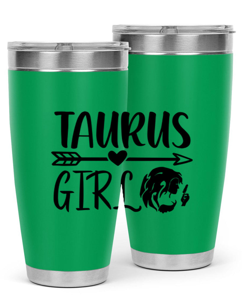 Taurus girl 498#- zodiac- Tumbler