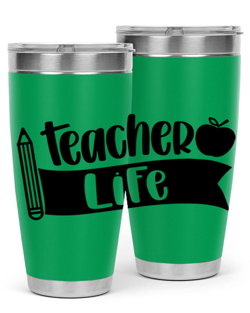 Teacher Life Style 52#- teacher- tumbler