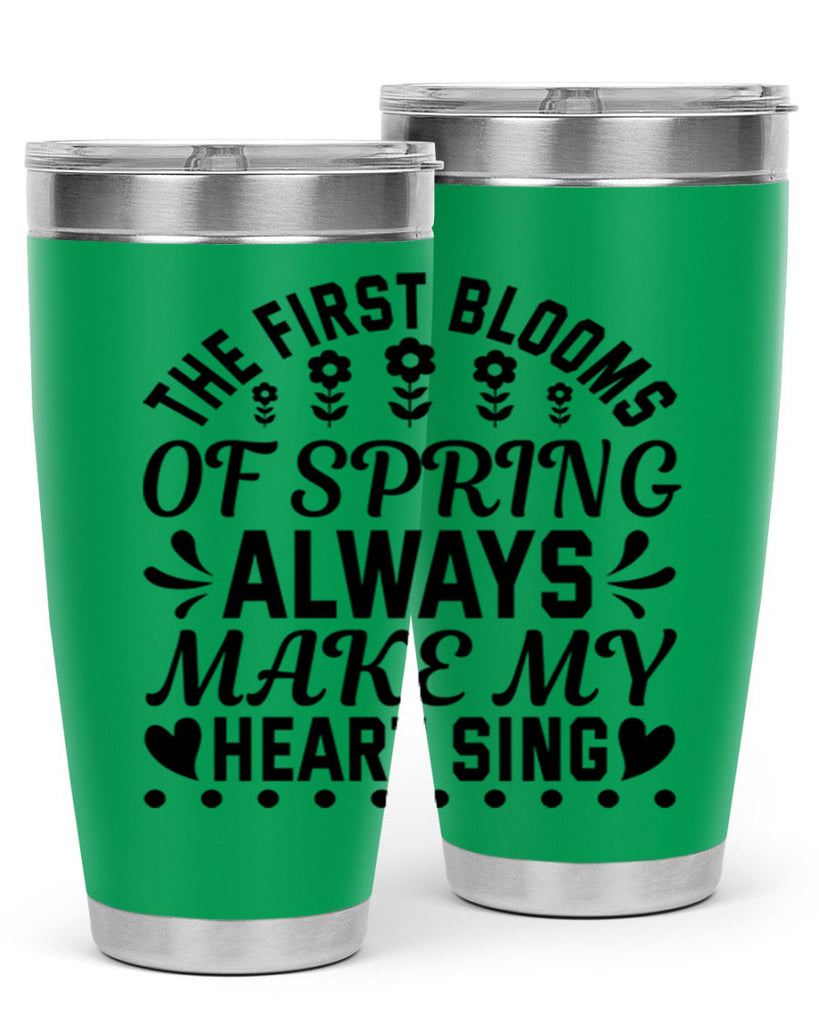 The first blooms of spring 549#- spring- Tumbler