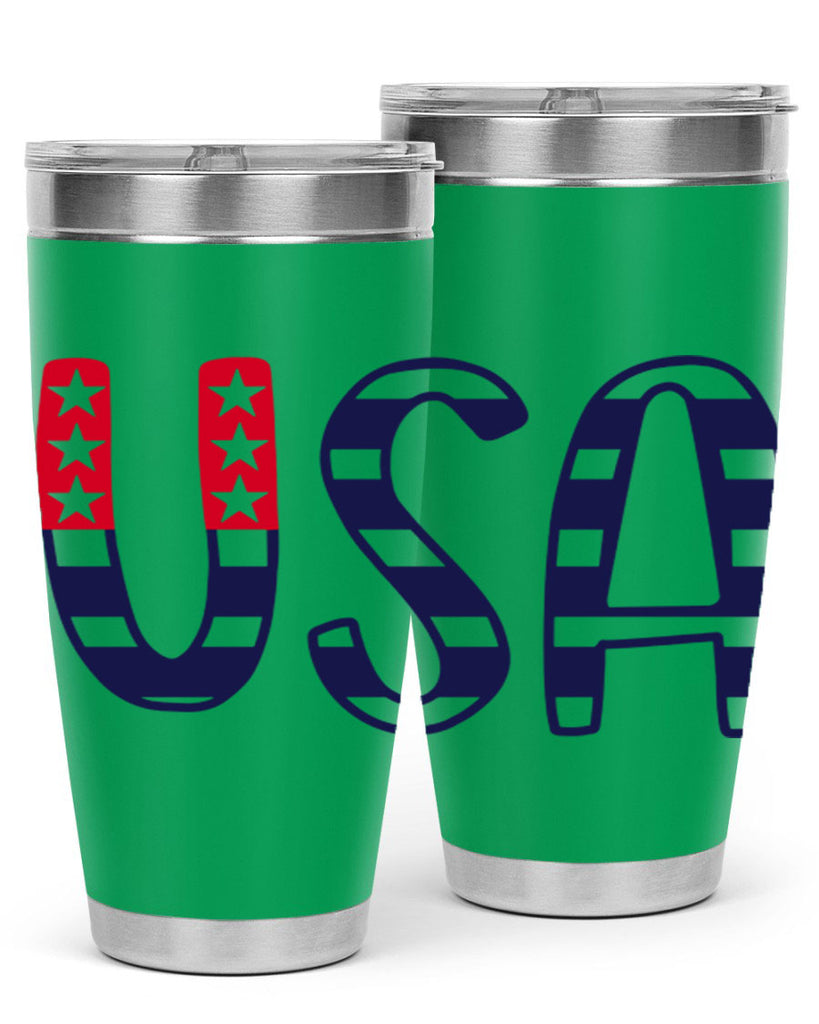 USA Style 184#- Fourt Of July- Tumbler