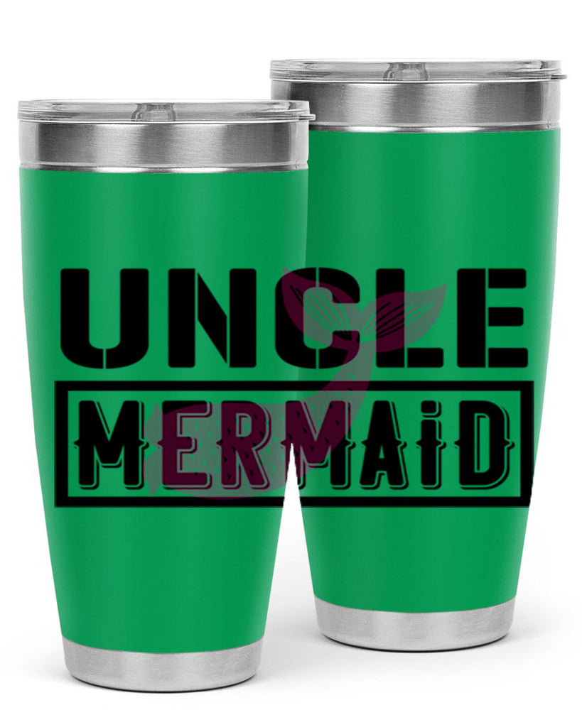 Uncle mermaid 634#- mermaid- Tumbler