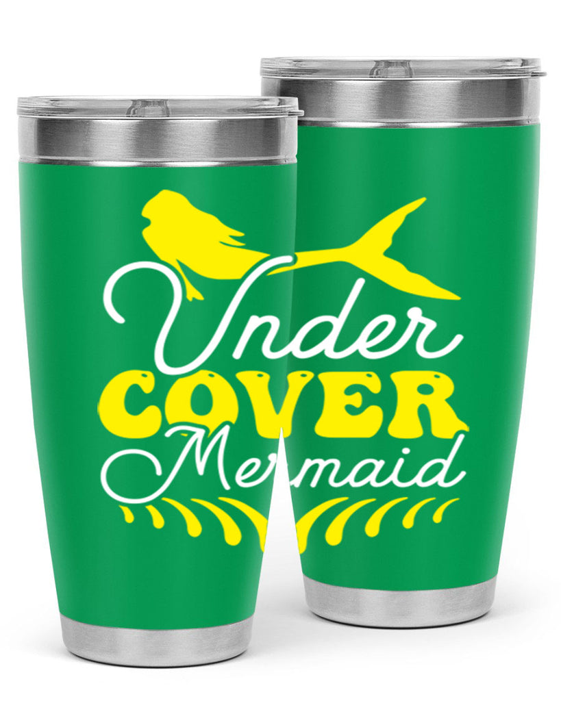 Under Cover Mermaid 637#- mermaid- Tumbler