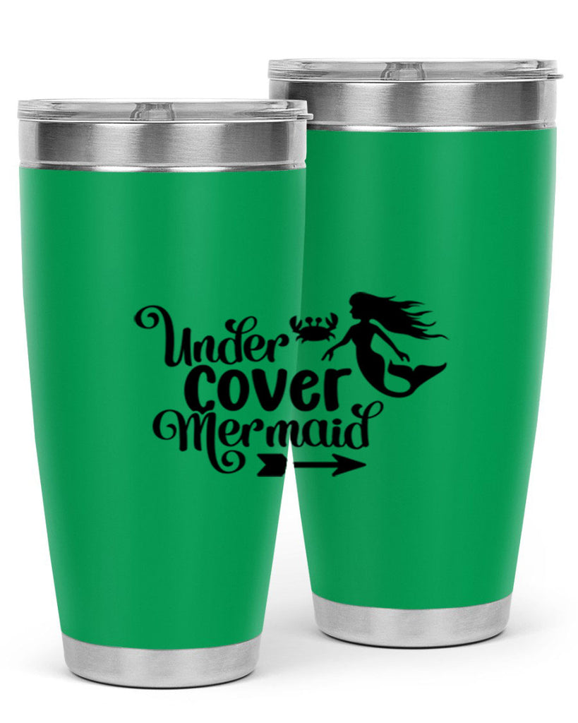 Under Cover Mermaid 641#- mermaid- Tumbler