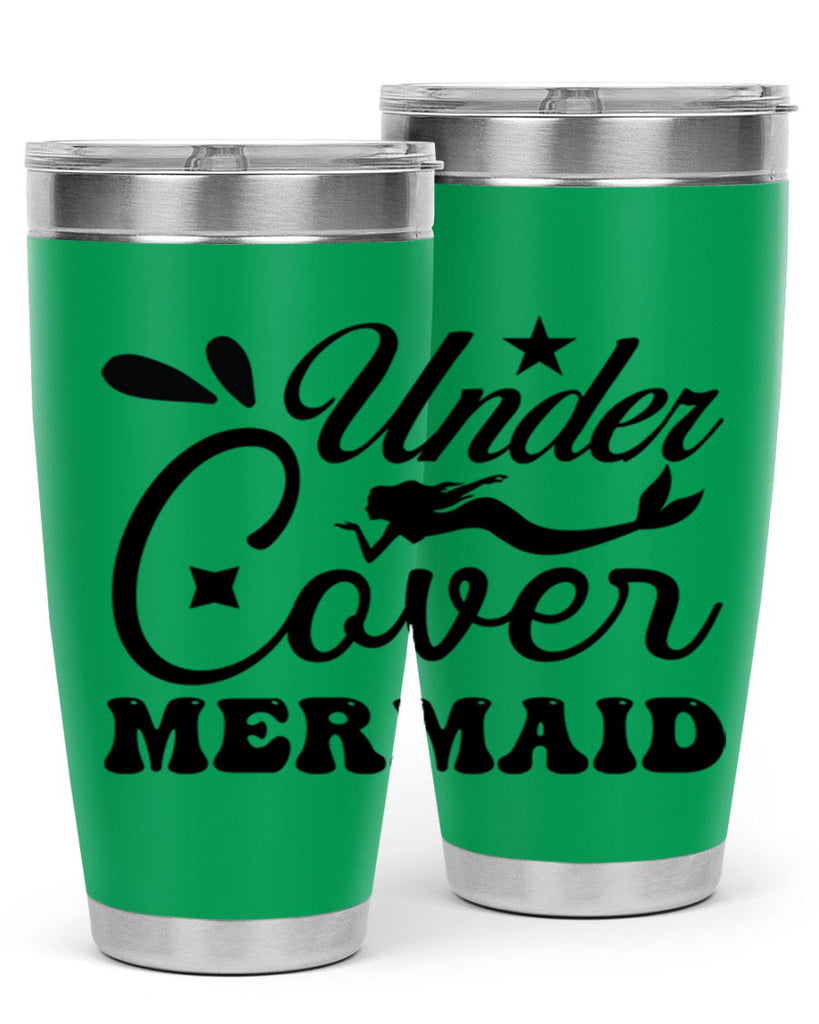 Under cover mermaid 646#- mermaid- Tumbler