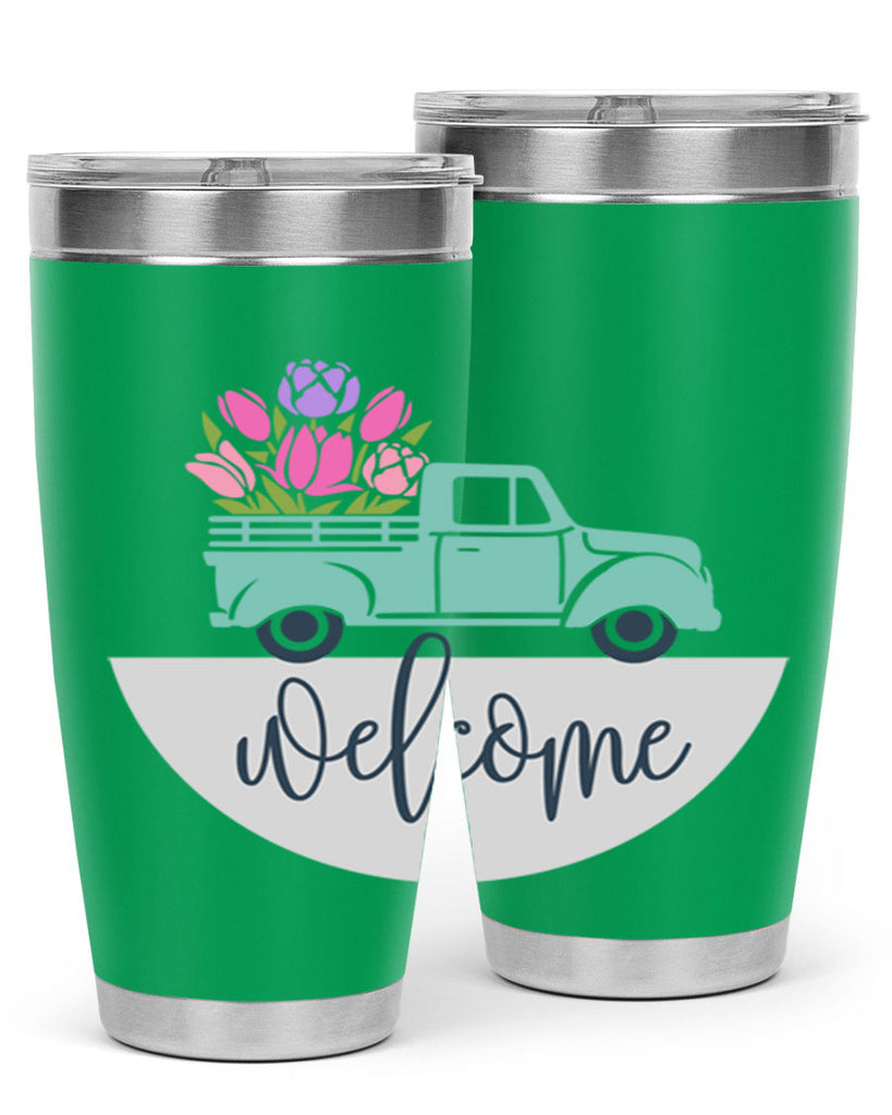 Welcome spring truck579#- spring- Tumbler