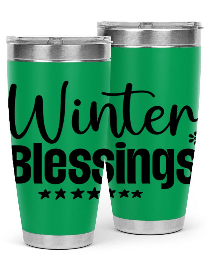 Winter Blessings497#- winter- Tumbler