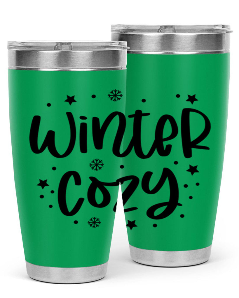 Winter Cozy498#- winter- Tumbler