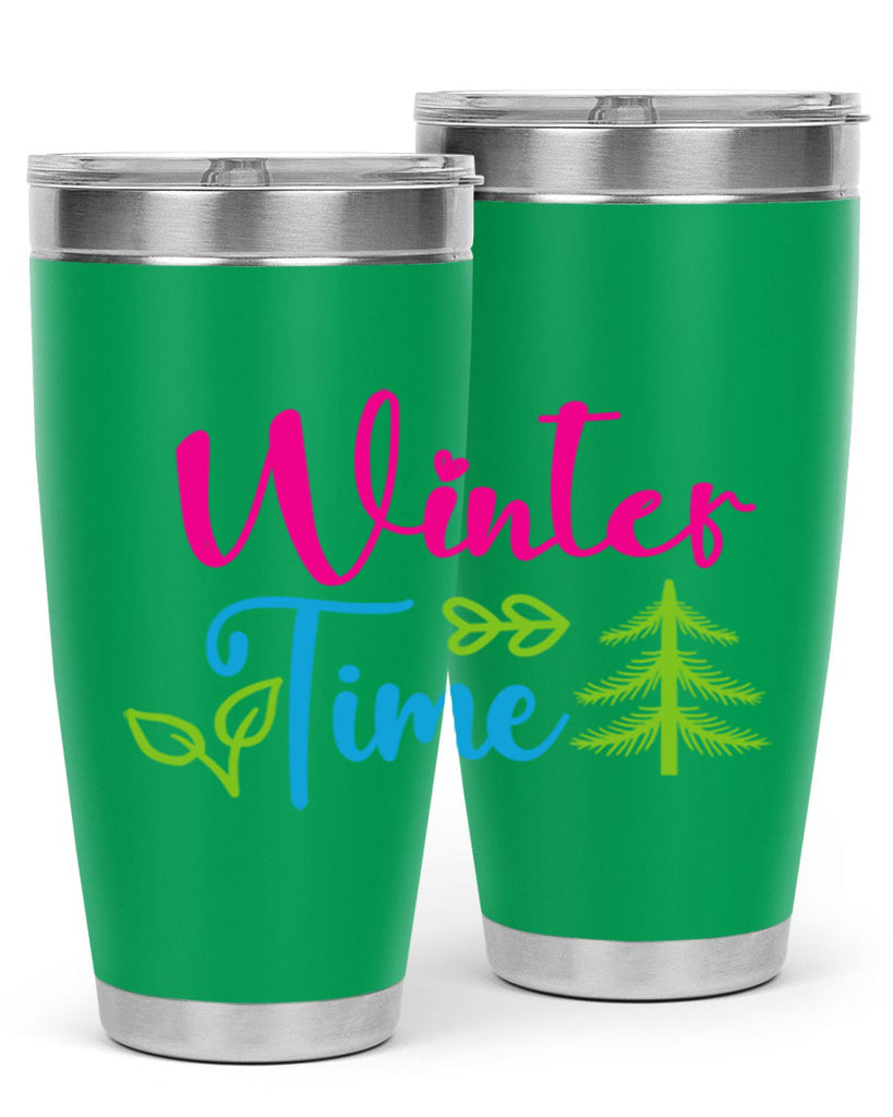 Winter Time 528#- winter- Tumbler