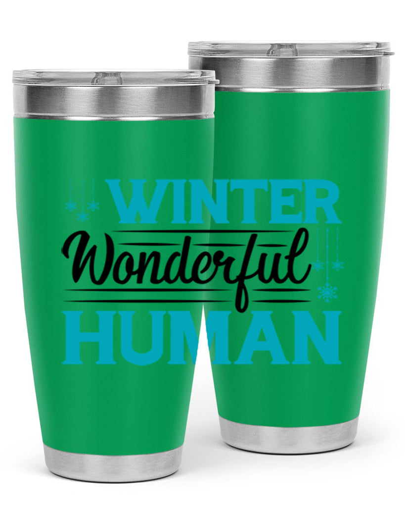 Winter Wonderful Time 569#- winter- Tumbler