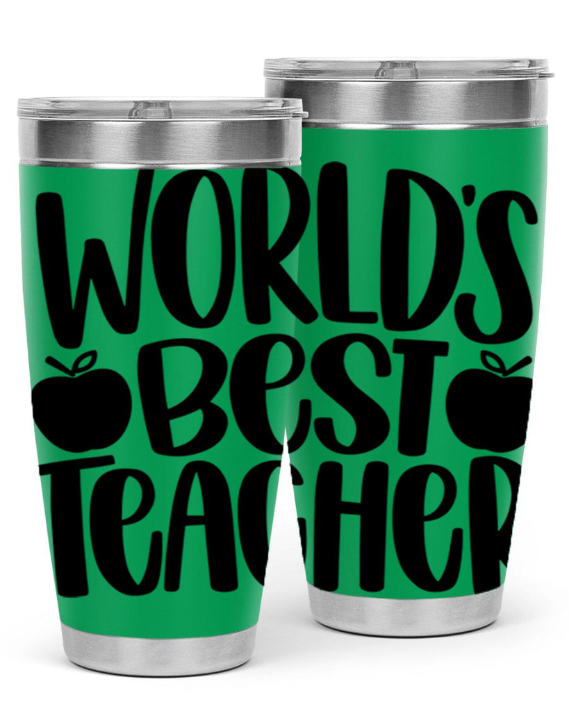 Worlds Best Teacher Style 28#- teacher- tumbler