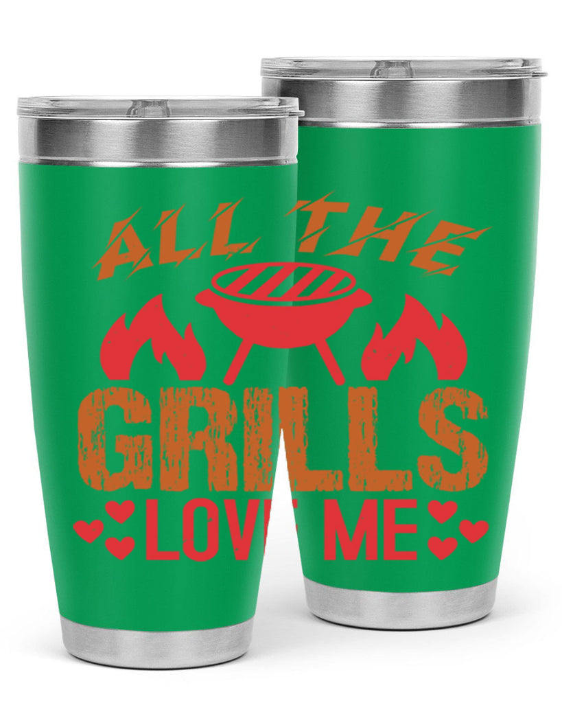 all the grills love me 50#- bbq- Tumbler