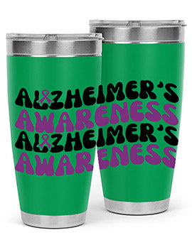 alzheimers awareness 114#- alzheimers- Tumbler