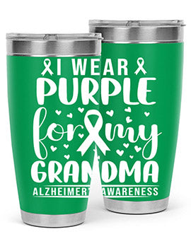 alzheimers awareness 118#- alzheimers- Tumbler