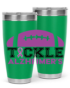 alzheimers awareness style 110#- alzheimers- Tumbler