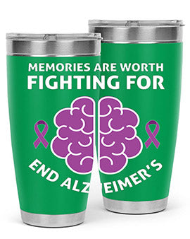 alzheimers awareness style 34#- alzheimers- Tumbler