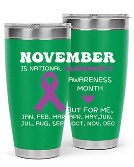 alzheimers awareness style 51#- alzheimers- Tumbler