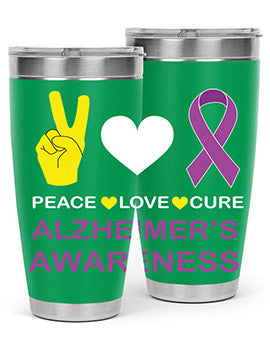 alzheimers awareness style 70#- alzheimers- Tumbler