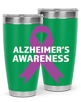 alzheimers awareness style 78#- alzheimers- Tumbler