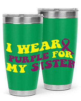 alzheimers awareness style 80#- alzheimers- Tumbler