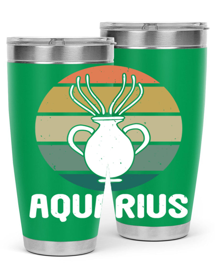 aquarius 78#- zodiac- Tumbler