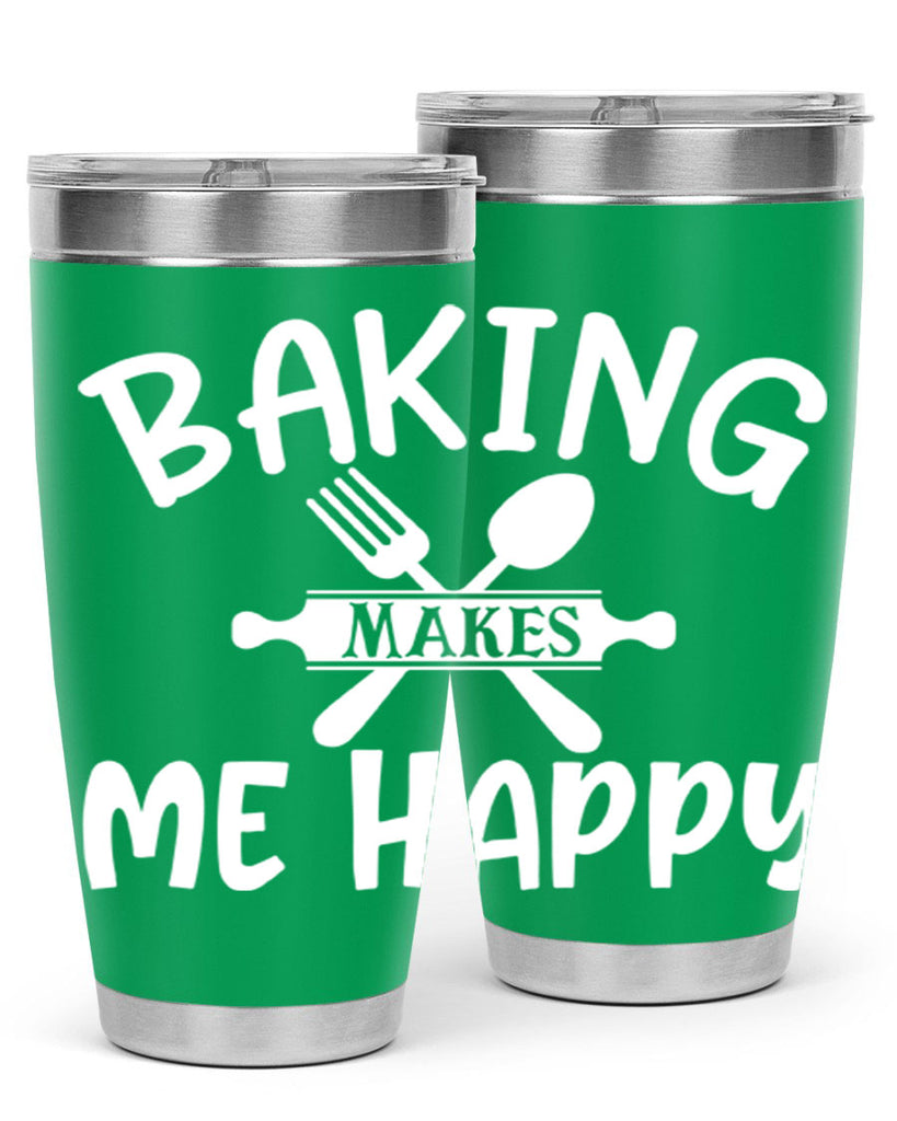 baking makes me happy 54#- kitchen- Tumbler