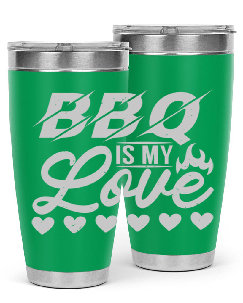 bbq is my love 17#- bbq- Tumbler