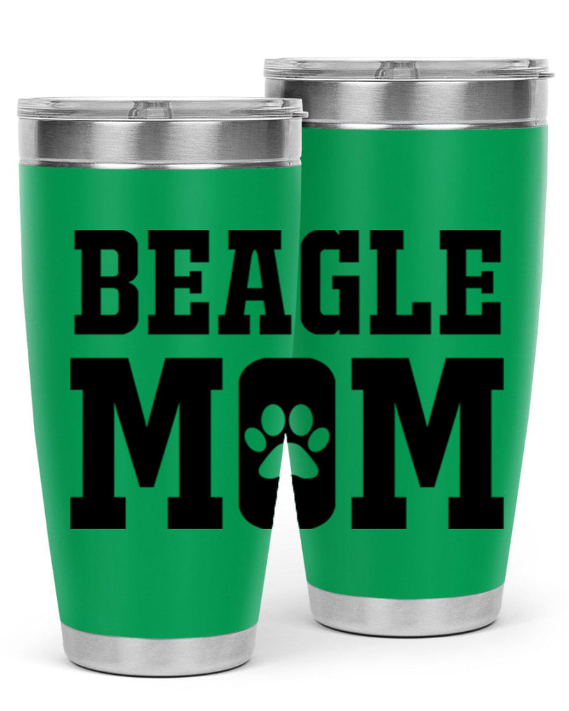 beagle mom 215#- mom- Tumbler