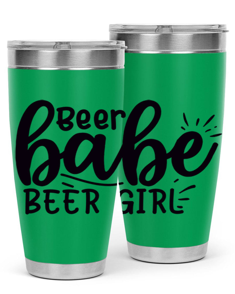 beer babe beer girl 136#- beer- Tumbler