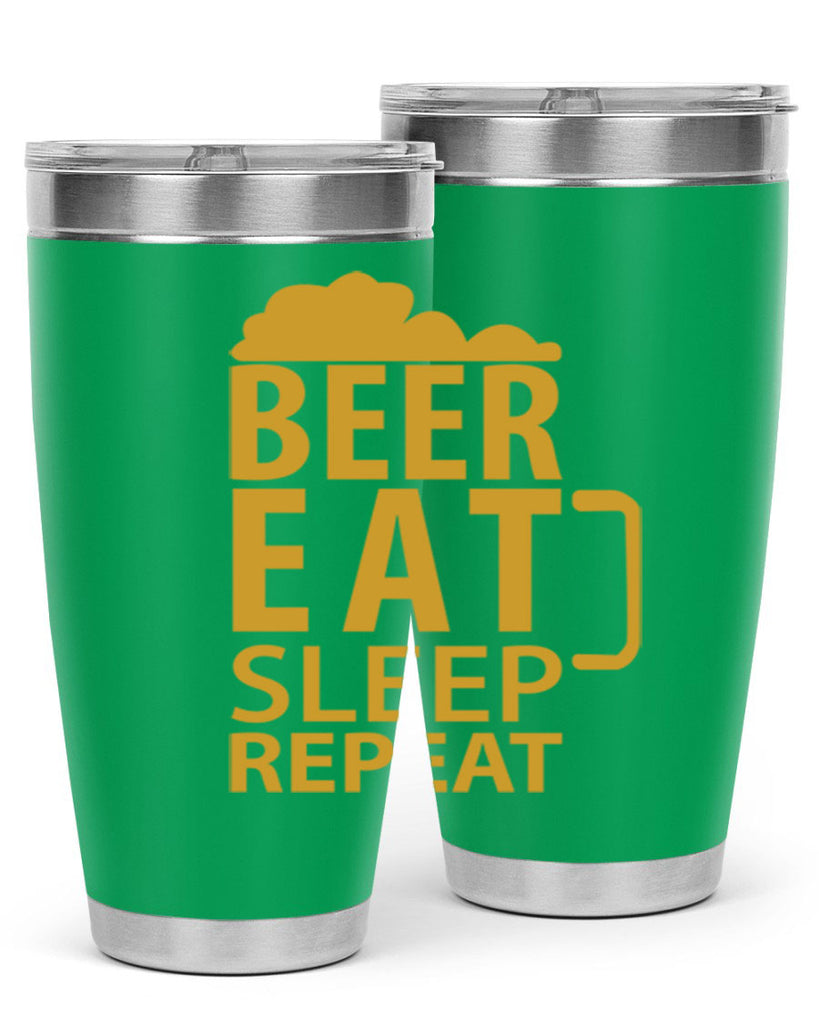 beer eat sleep 109#- beer- Tumbler