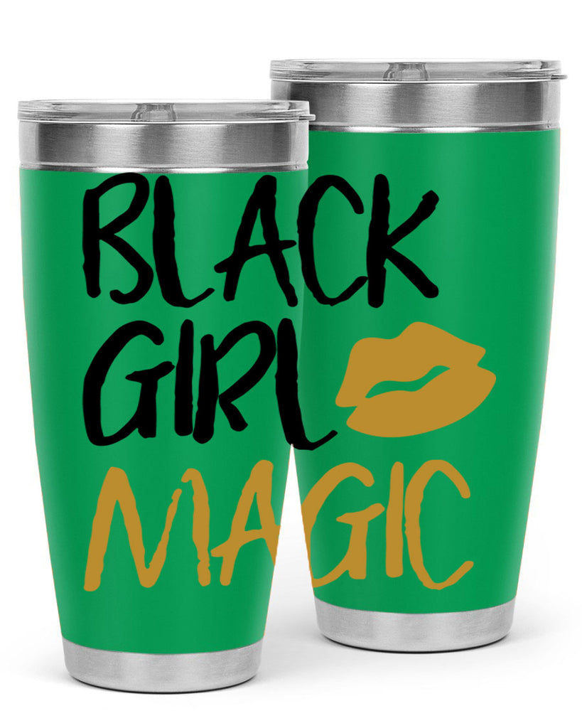 black girl magic lips cocoandbanana 245#- black words phrases- Cotton Tank