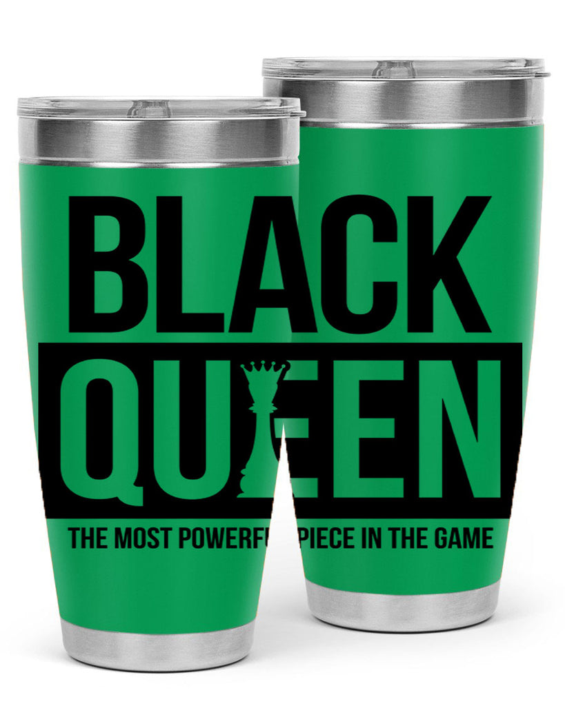 black queen chess 224#- black words phrases- Cotton Tank