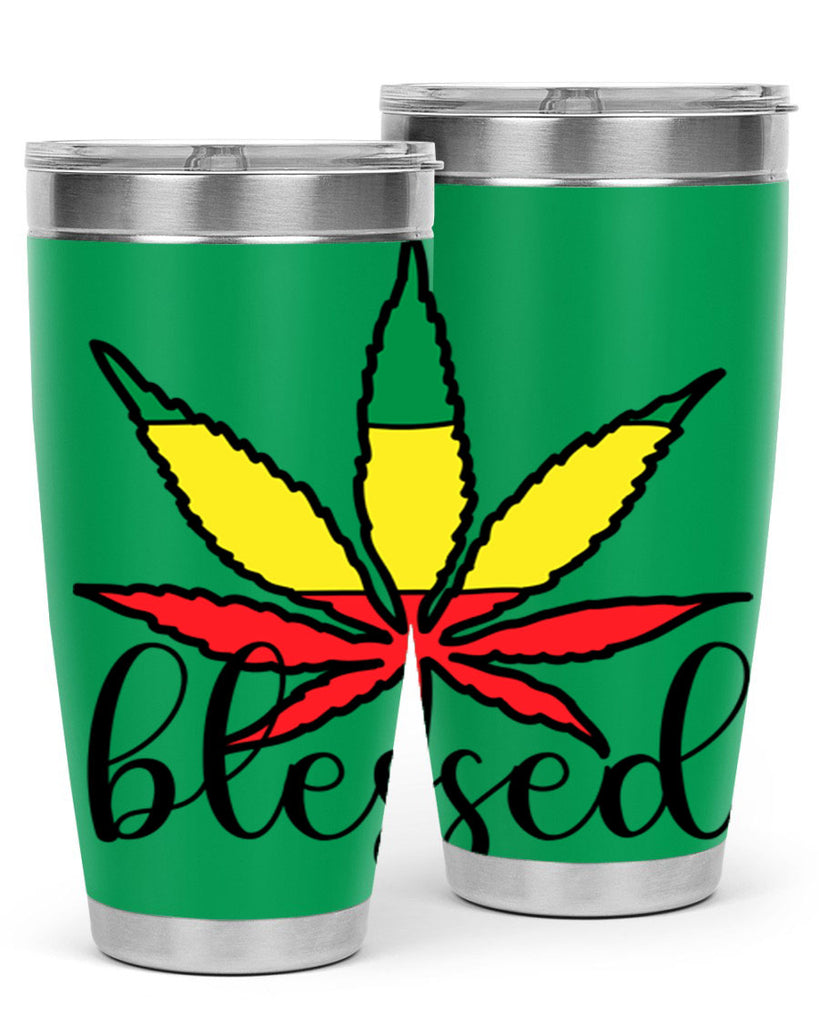 blessed cannabis jamacian 18#- marijuana- Tumbler