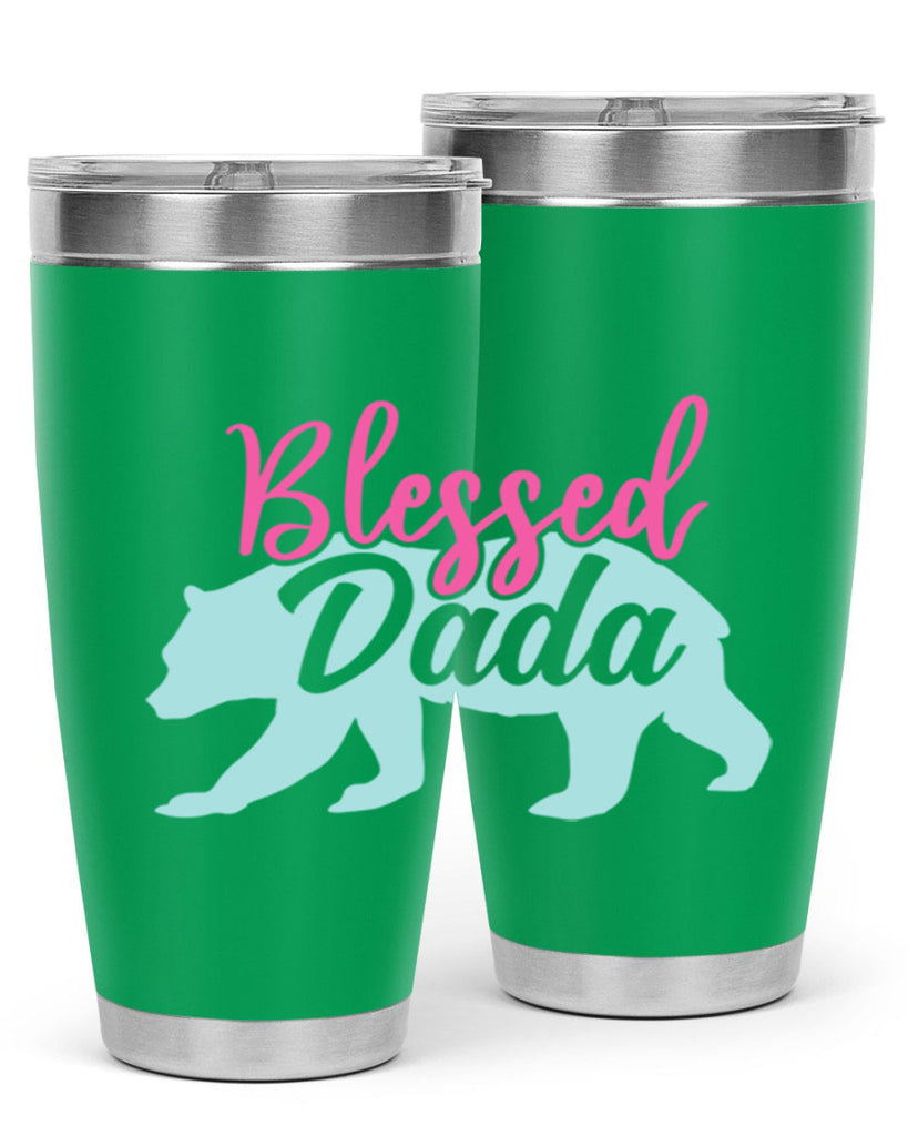 blessed dada 35#- dad- Tumbler