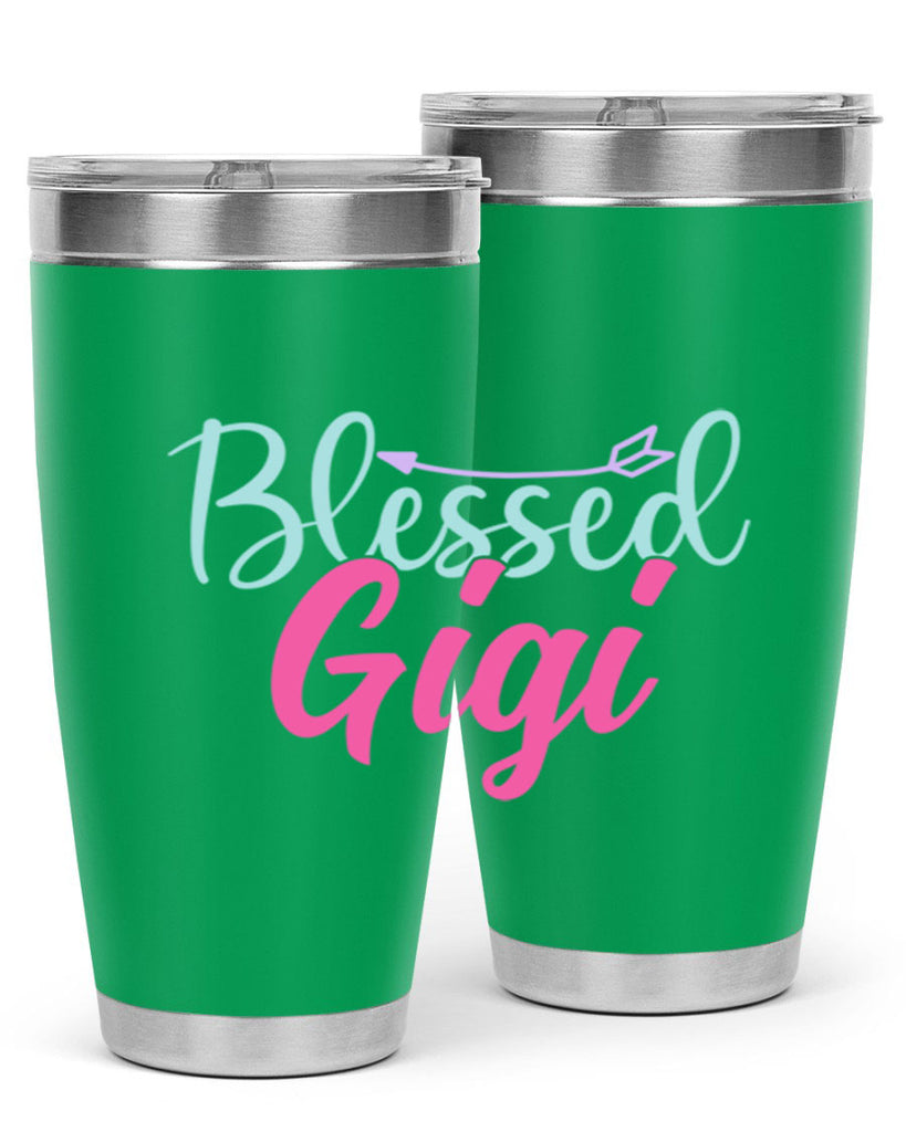 blessed gigi 65#- grandma - nana- Tumbler