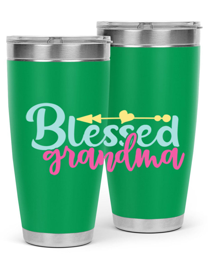 blessed grandma 63#- grandma - nana- Tumbler