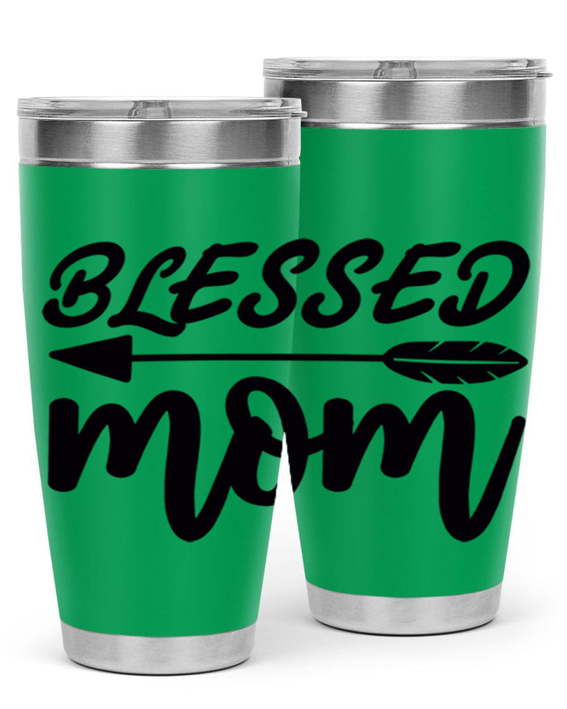 blessed mom 270#- mom- Tumbler