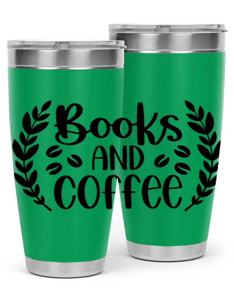 books and coffee 47#- reading- Tumbler