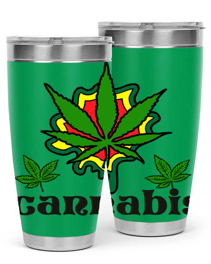 cannabis a 39#- marijuana- Tumbler