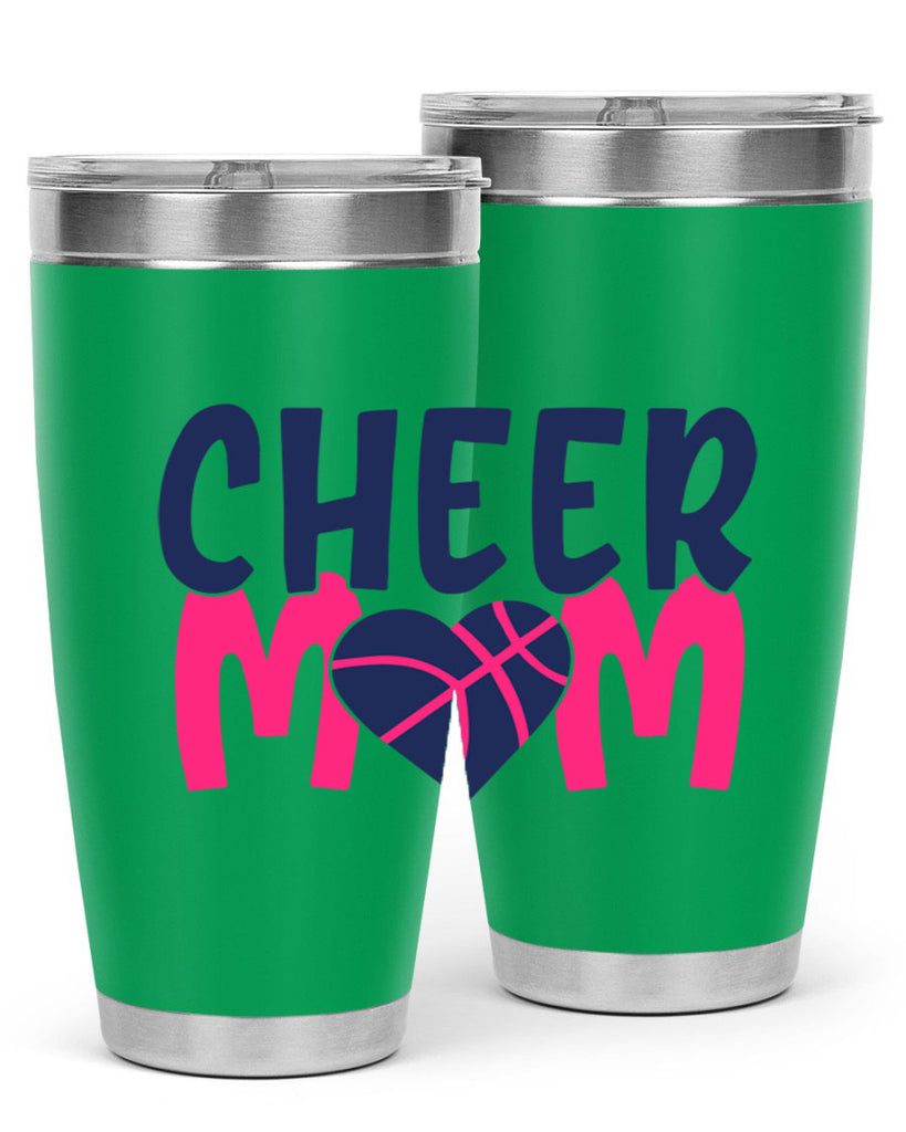 cheer mom 1746#- cheer- Tumbler