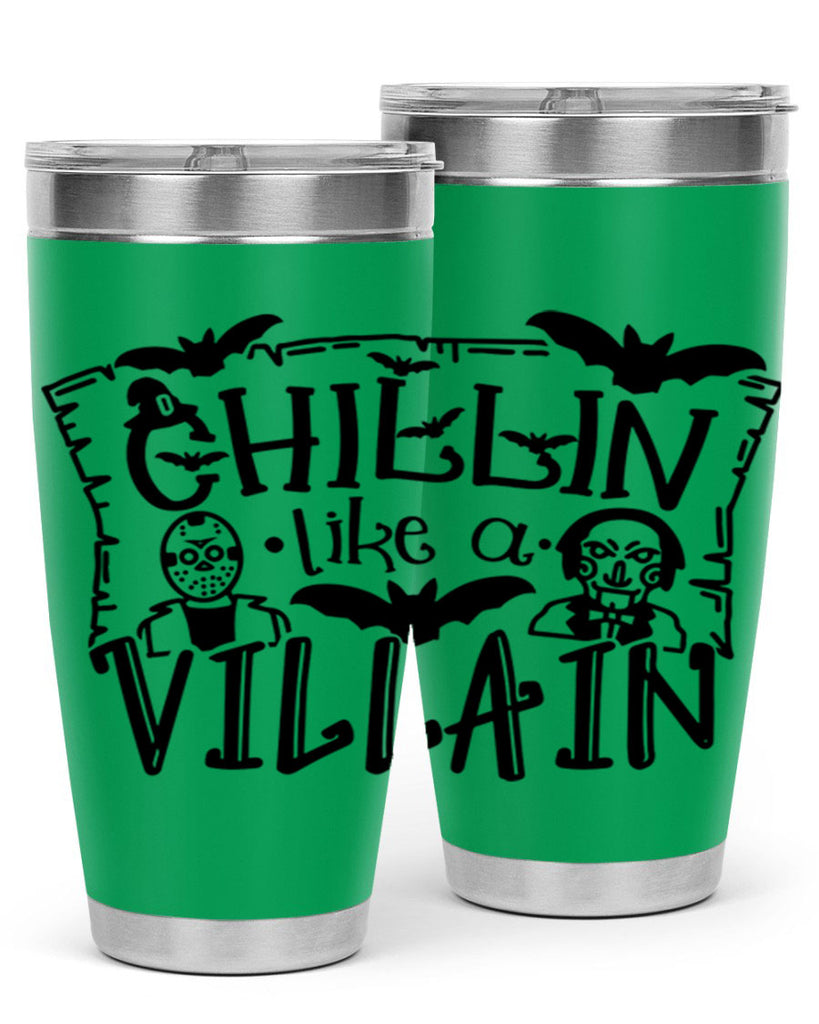 chillin like a villain 82#- halloween- Tumbler