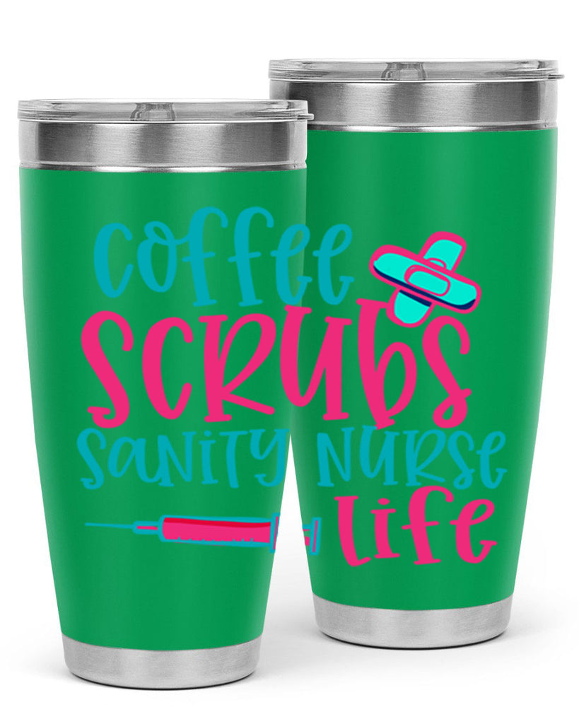 coffee scrubs sanity nurse life Style Style 207#- nurse- tumbler