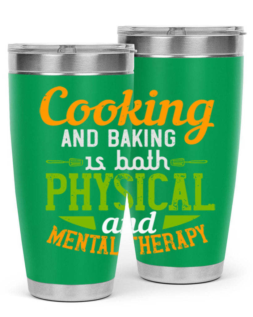 cooking and baking is both physical and mental therapy 1#- cooking- Tumbler