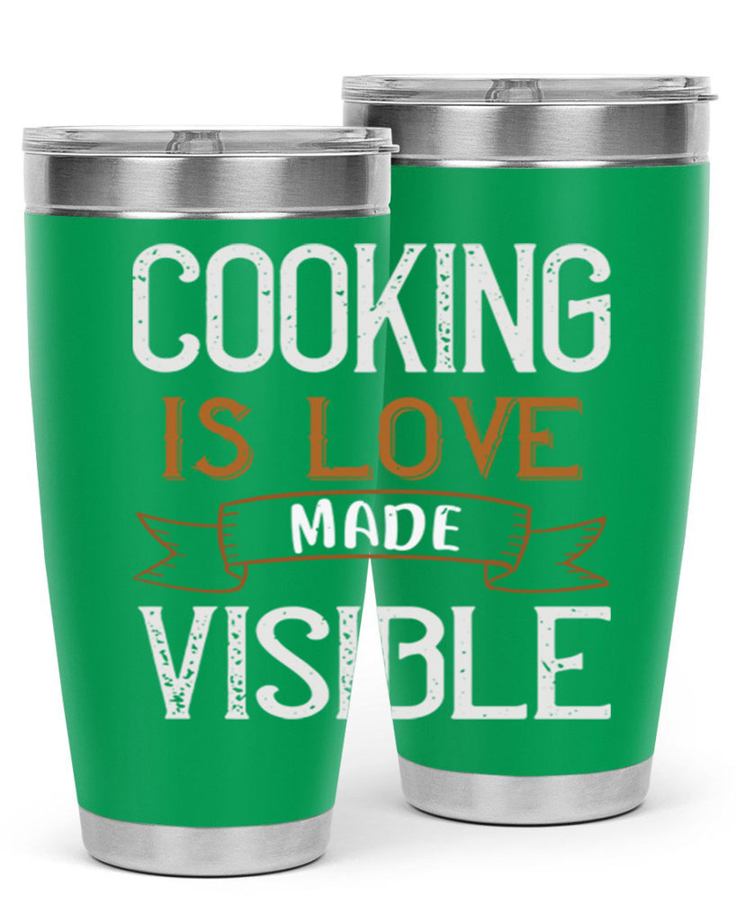 cooking is love made visible 43#- cooking- Tumbler