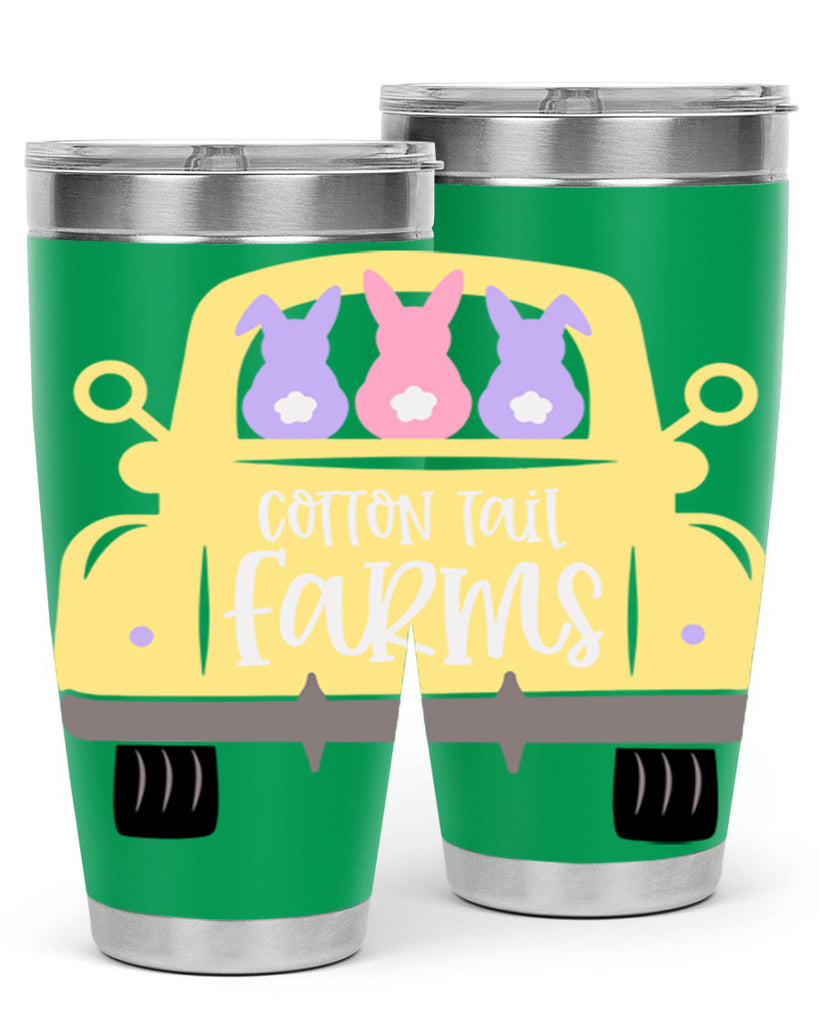 cotton tail farms 62#- easter- Tumbler