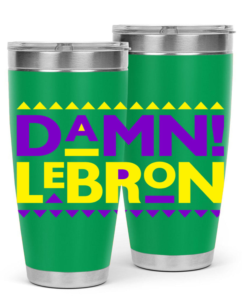 damn lebron 177#- black words phrases- Cotton Tank