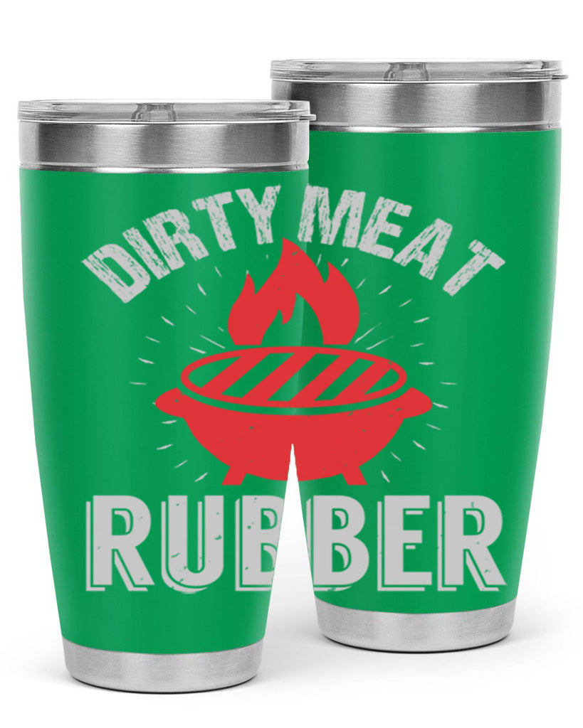 dirty meat rubber 46#- bbq- Tumbler