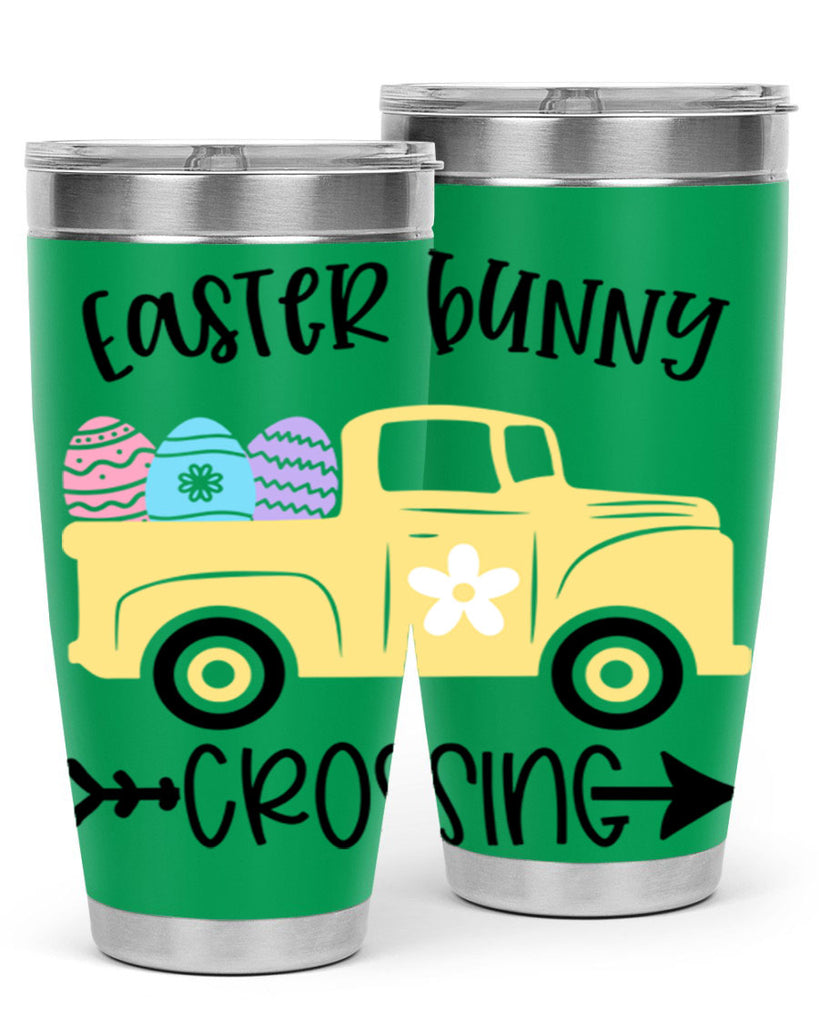 easter bunny crossing 59#- easter- Tumbler