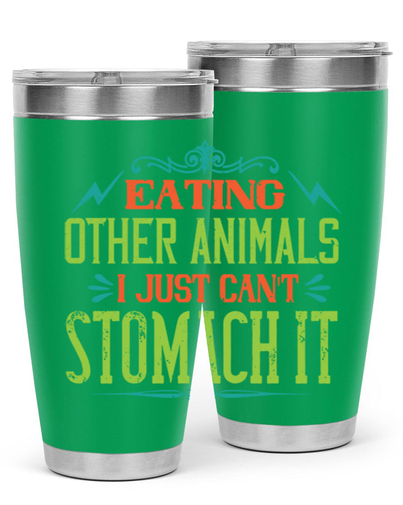 eating other animals 63#- vegan- Tumbler